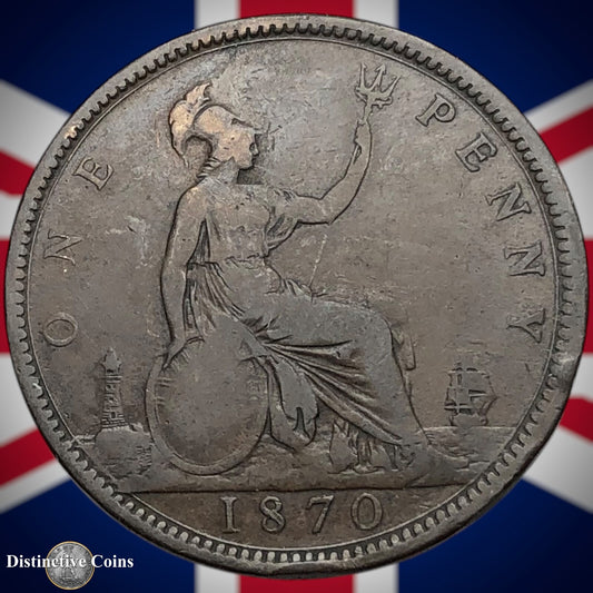 Great Britain 1870 Penny 1d GB6305