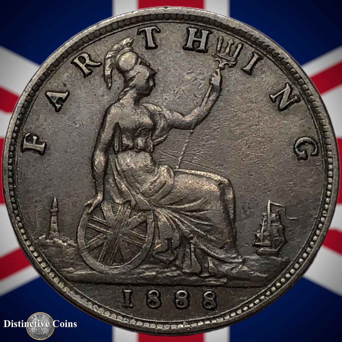 Great Britain 1888 Farthing 1/4d GB4255