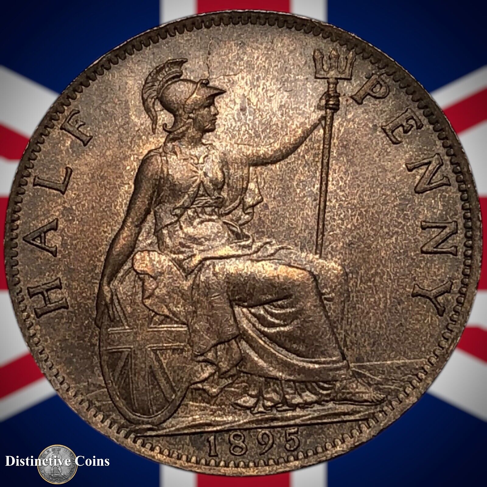 Great Britain 1895 Half Penny 1/2d GB5717