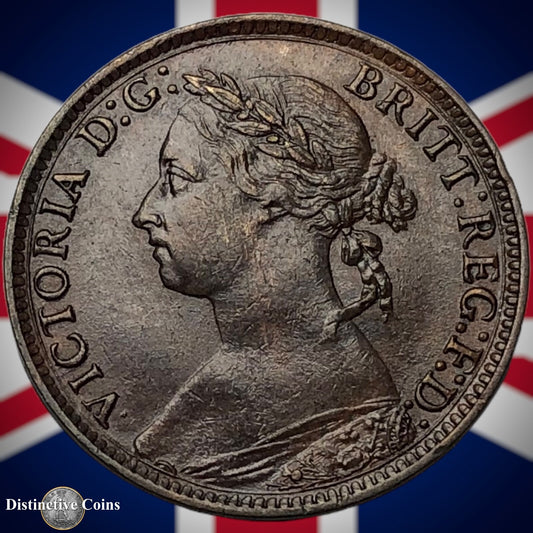 Great Britain 1890 Farthing 1/4d GB4291