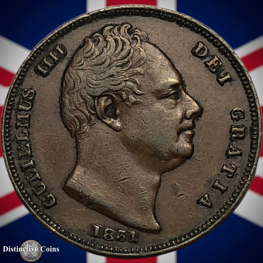 Great Britain 1831 Farthing 1/4d GB3356