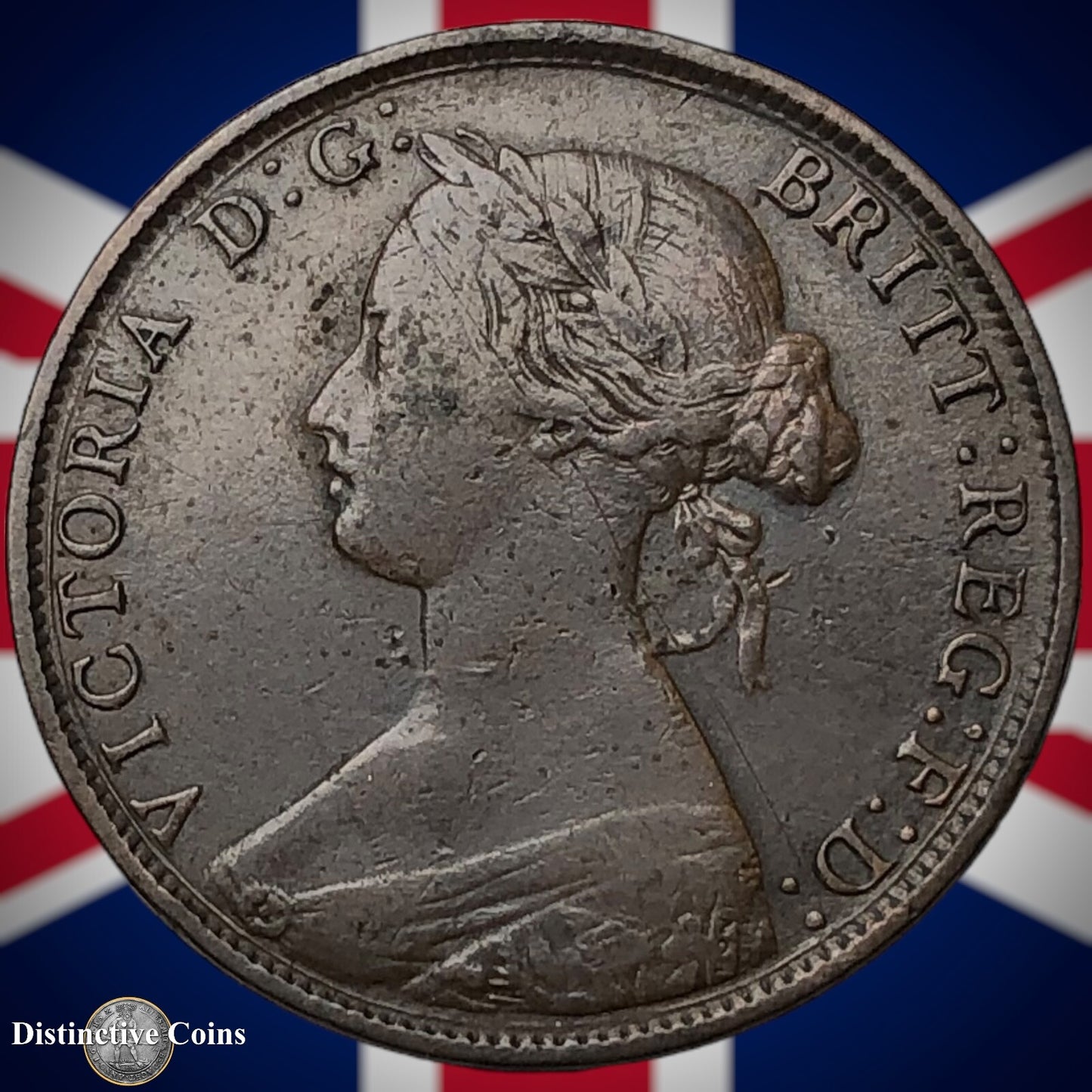 Great Britain 1861 Half Penny 1/2d GB5359