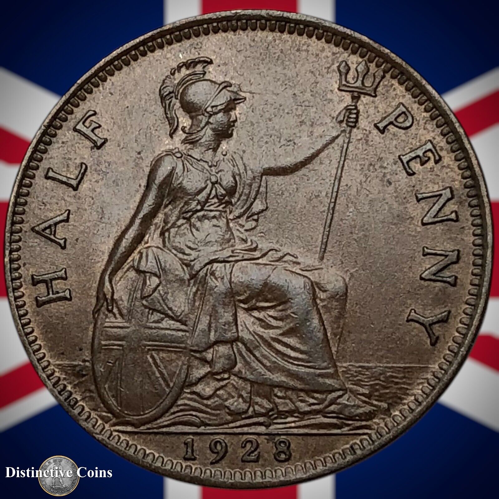 Great Britain 1928 Half Penny 1/2d GB5940