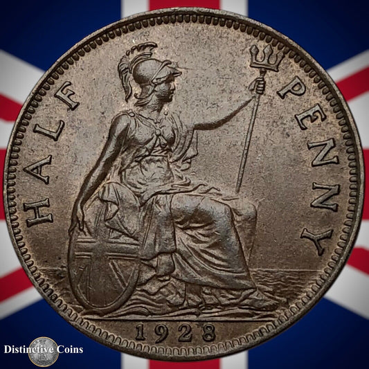 Great Britain 1928 Half Penny 1/2d GB5940