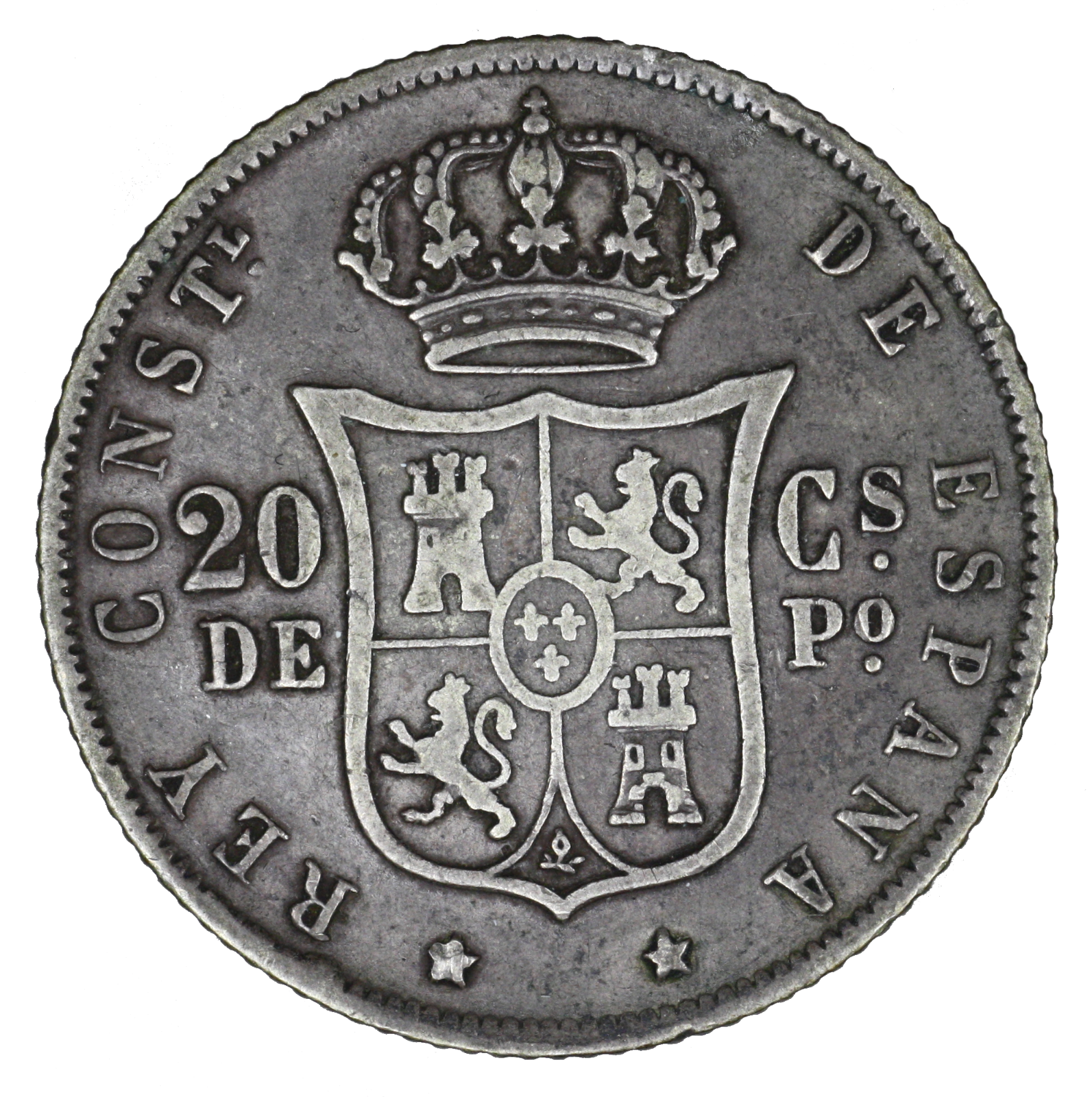 Philippines 1883 20 Centimos  A3396