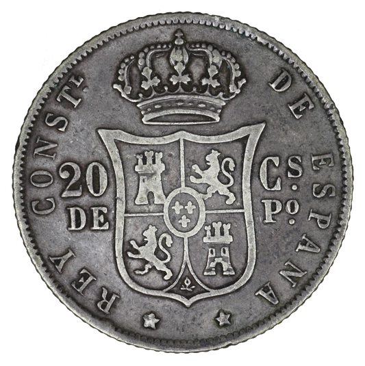 Philippines 1883 20 Centimos  A3396