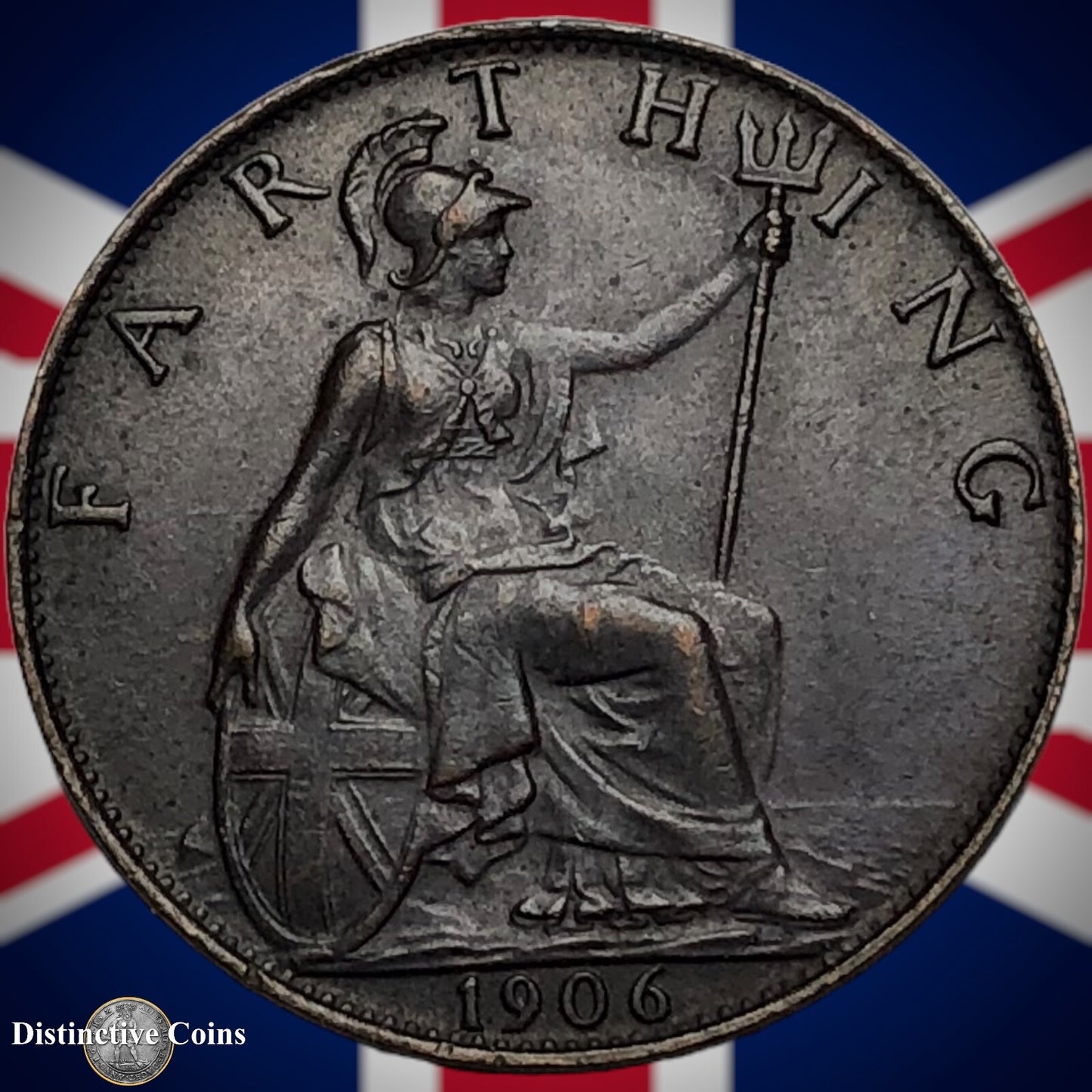 Great Britain 1906 Farthing 1/4d GB4585