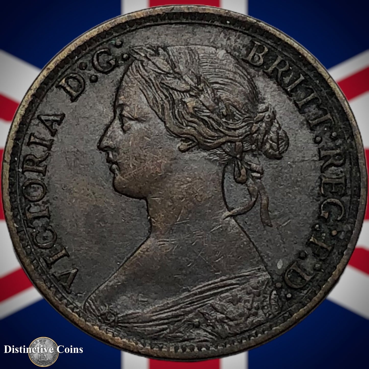 Great Britain 1866 Farthing 1/4d GB3570