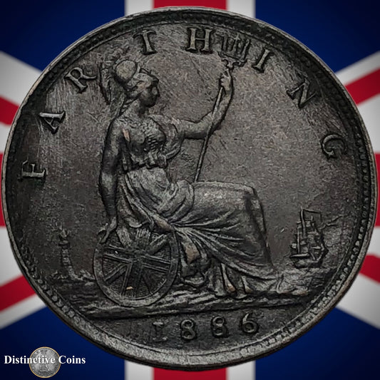 Great Britain 1886 Farthing 1/4d GB4204