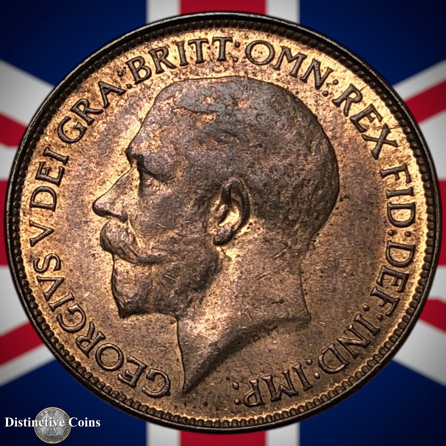 Great Britain 1925 Half Penny 1/2d GB5916