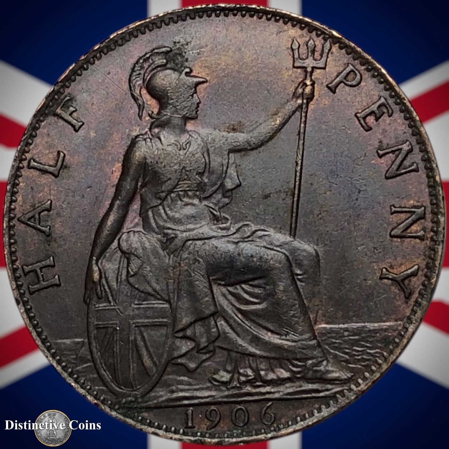 Great Britain 1906 Half Penny 1/2d GB5808