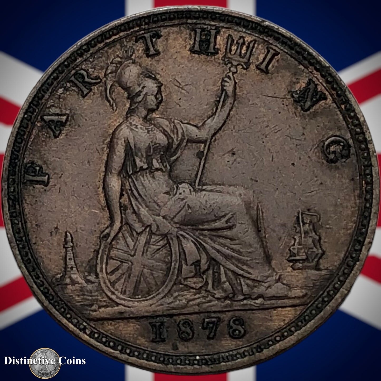 Great Britain 1878 Farthing 1/4d GB3792
