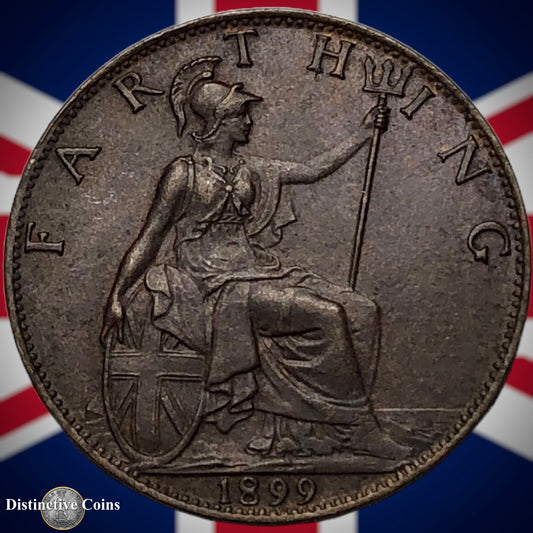 Great Britain 1899 Farthing 1/4d GB4469