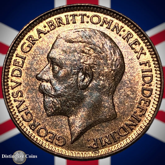 Great Britain 1927 Farthing 1/4d GB4852