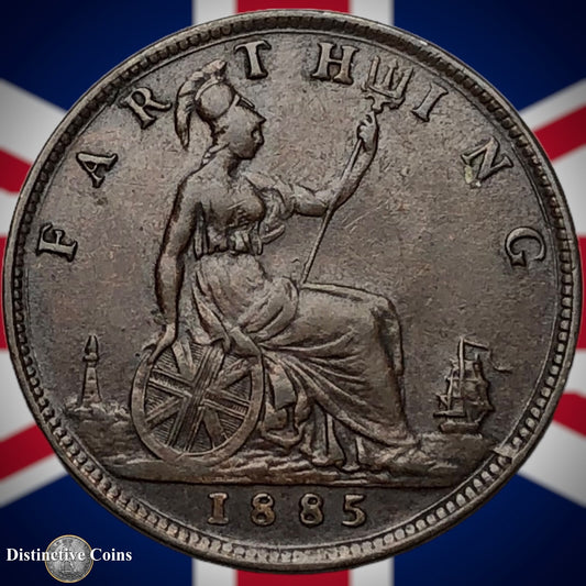 Great Britain 1885 Farthing 1/4d GB4151