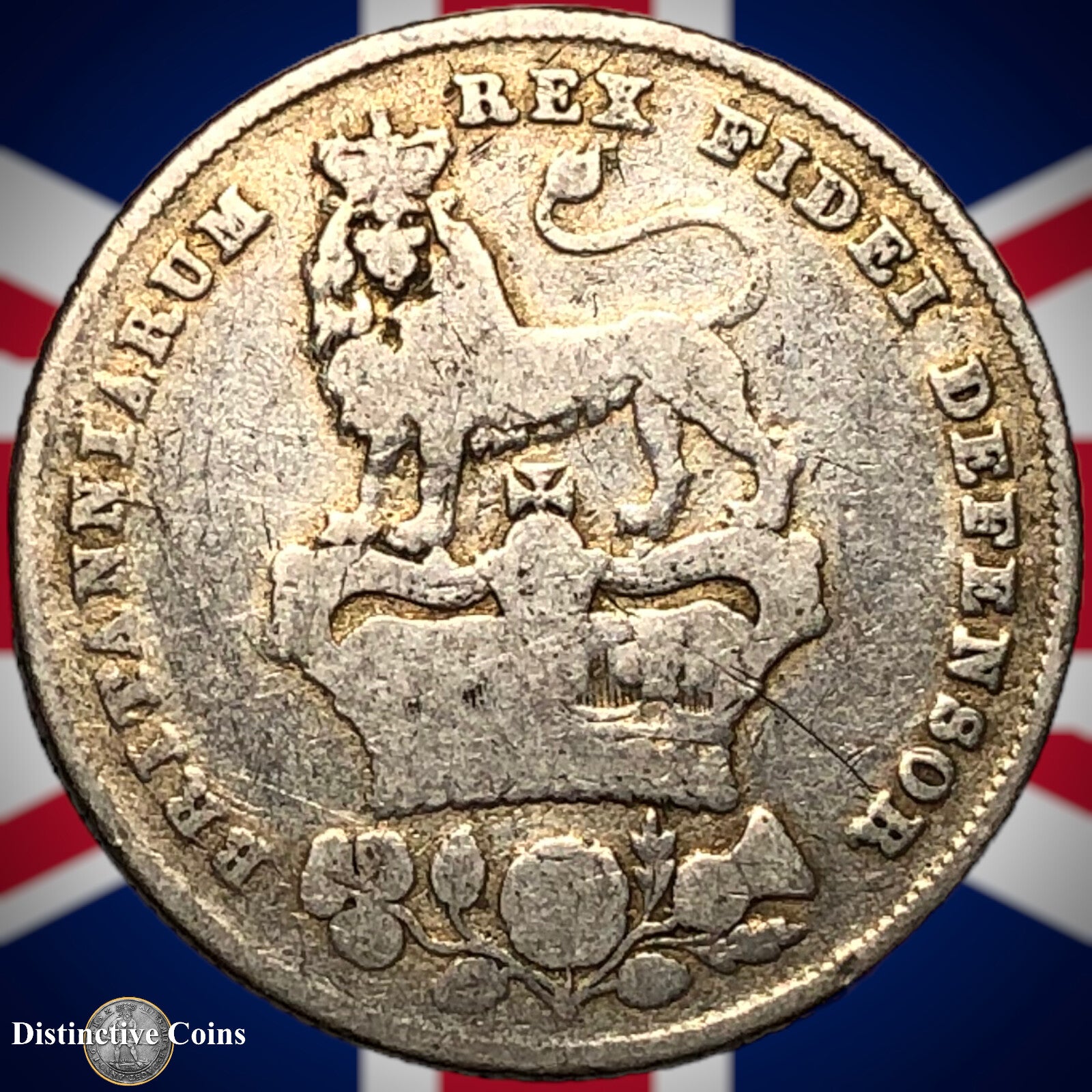 Great Britain 1827 British One Shilling GB0103