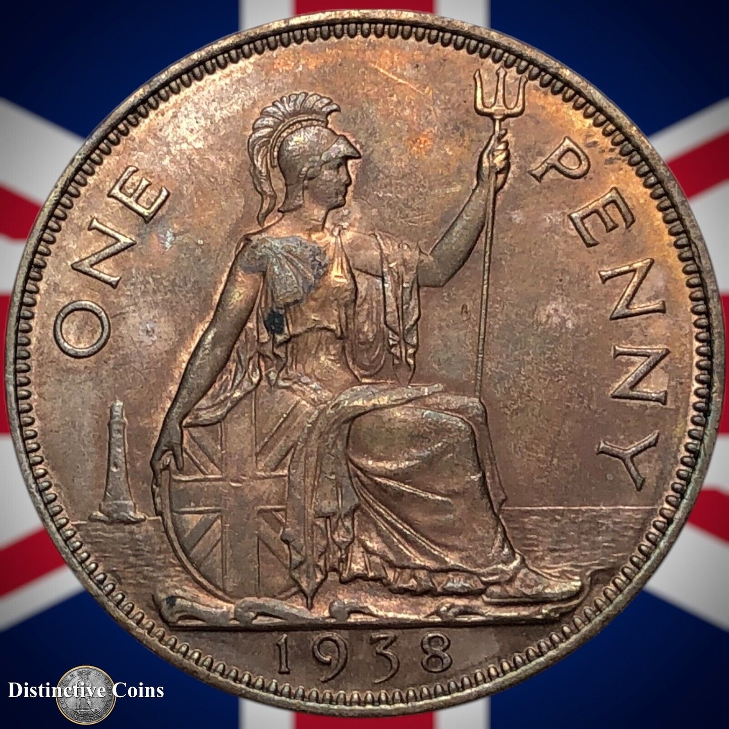 Great Britain 1938 Penny 1d GB7219