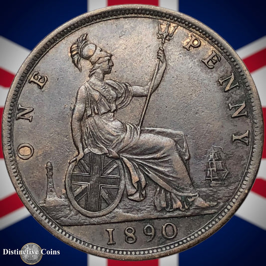 Great Britain 1890 Penny 1d GB6513