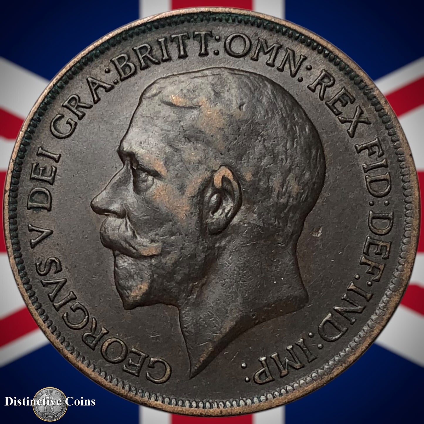 Great Britain 1917 Penny 1d GB6849