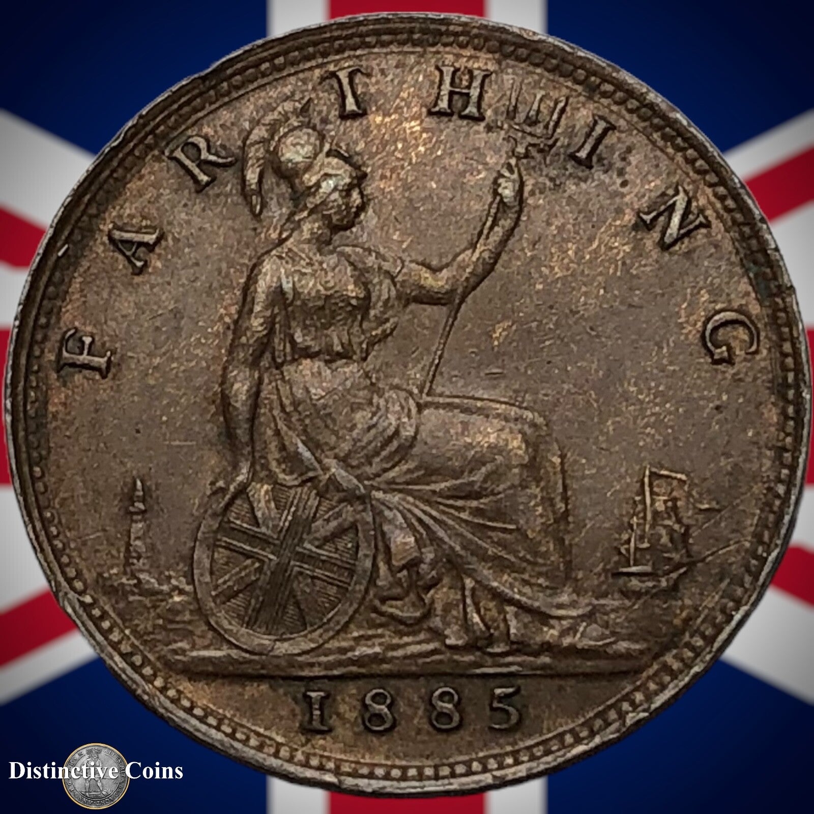 Great Britain 1885 Farthing 1/4d GB4159