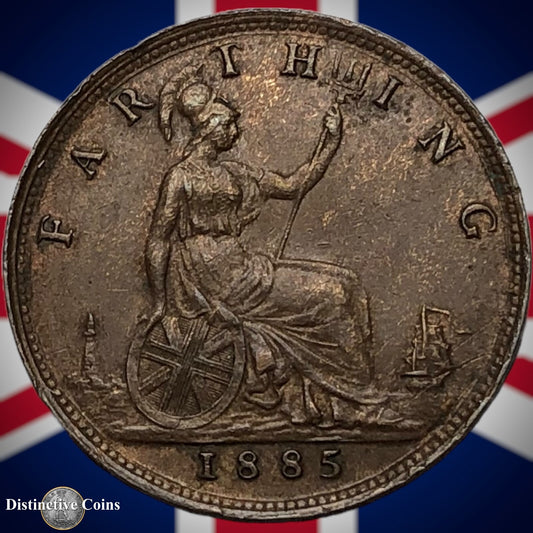 Great Britain 1885 Farthing 1/4d GB4159