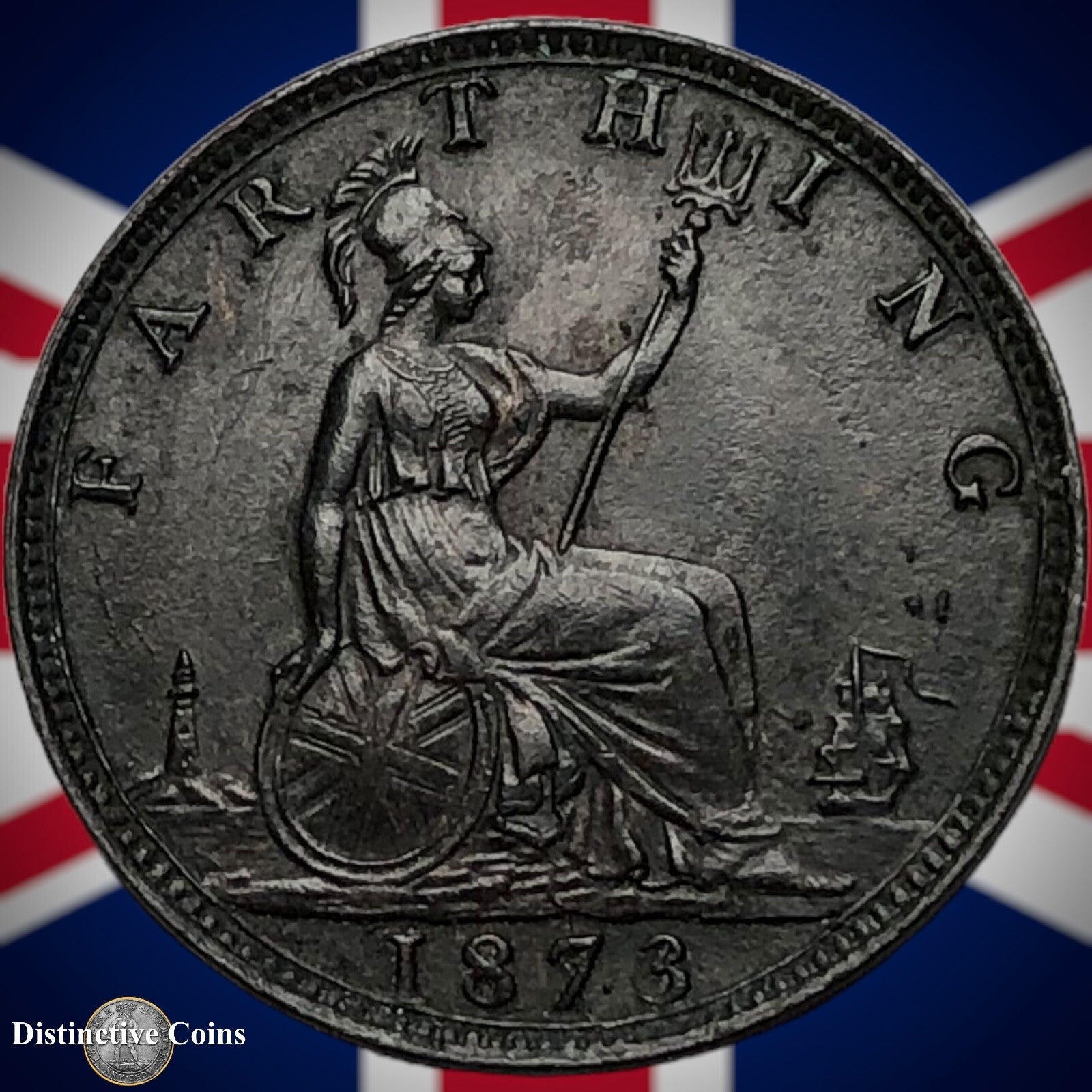 Great Britain 1873 Farthing 1/4d GB3709