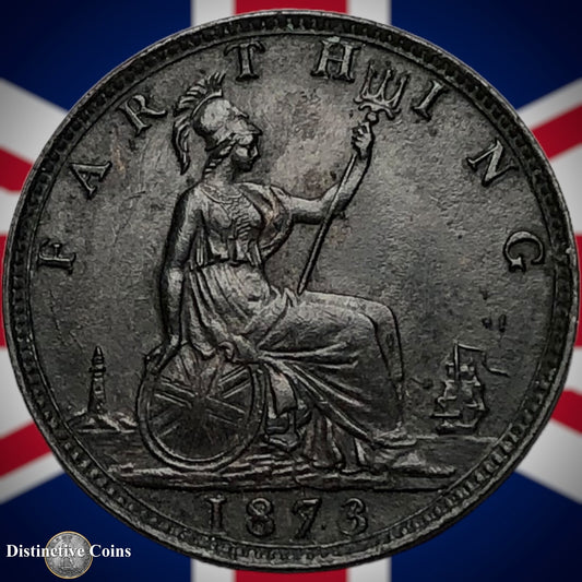 Great Britain 1873 Farthing 1/4d GB3709