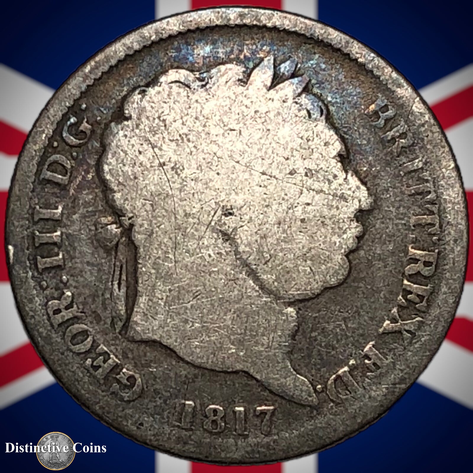 Great Britain 1817 British One Shilling GB0046