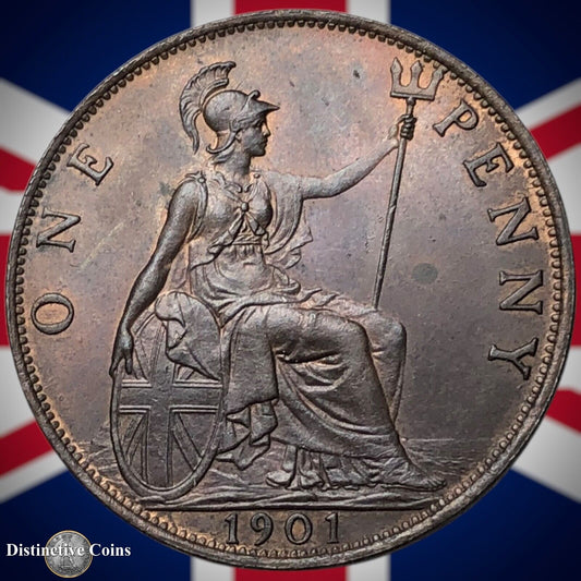 Great Britain 1901 Penny 1d GB6637