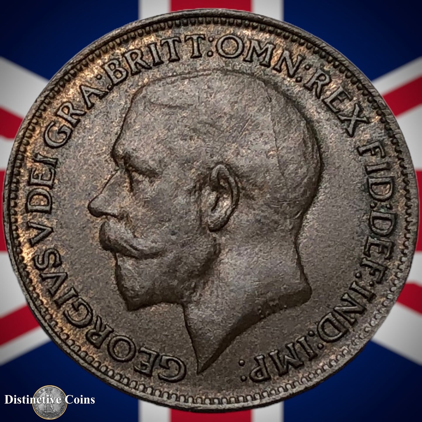 Great Britain 1923 Farthing 1/4d GB4777