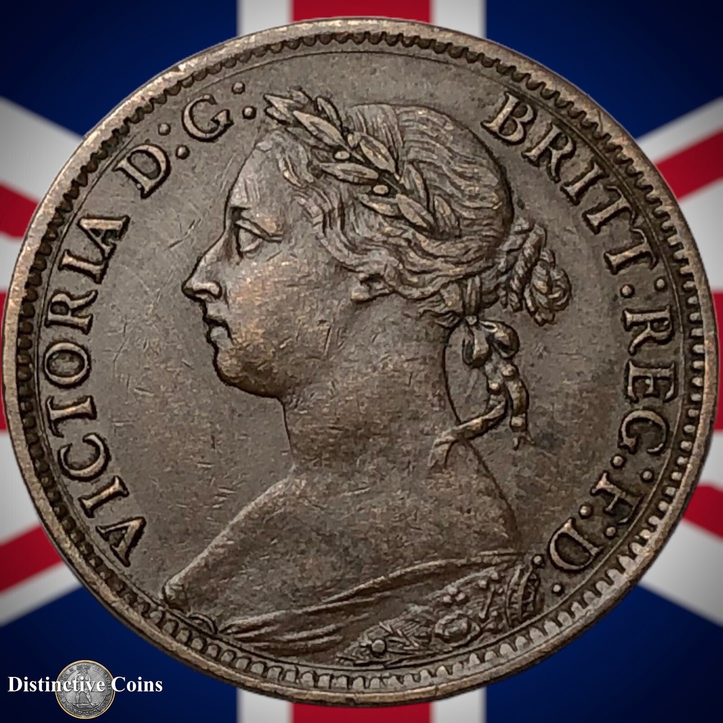 Great Britain 1886 Farthing 1/4d GB4189