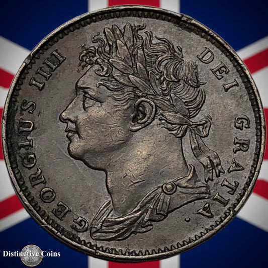 Great Britain 1822 Farthing 1/4d GB3263