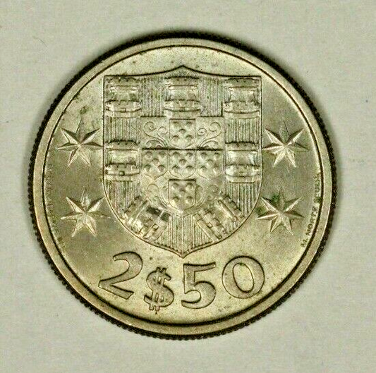 Portugal  2 1/2 Escudos 1963  UNC   A1209