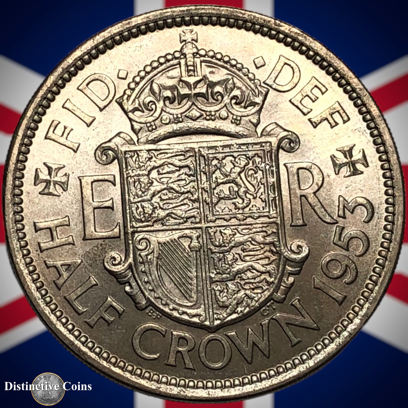 Great Britain 1953 Half Crown GB1358