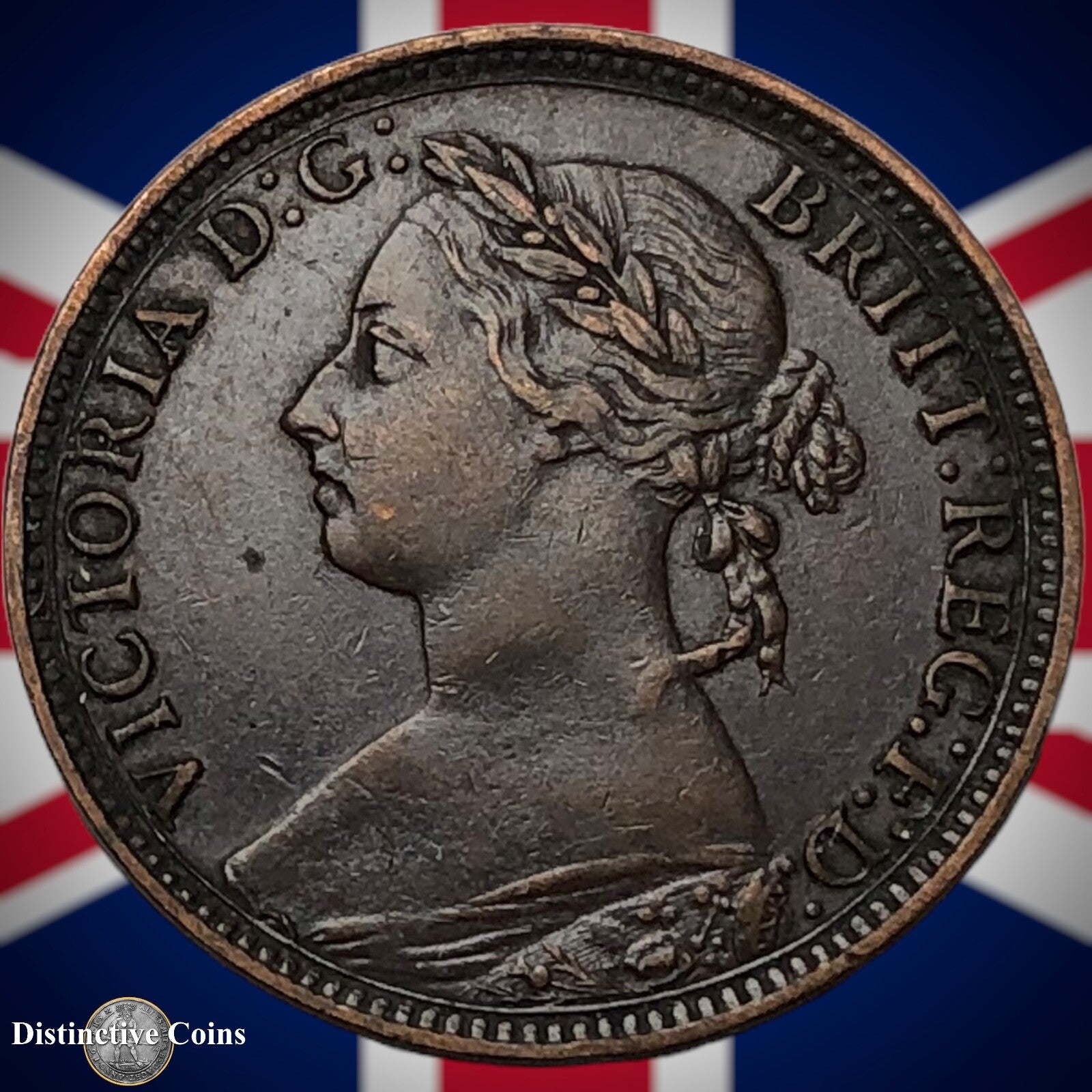 Great Britain 1893 Farthing 1/4d GB4331