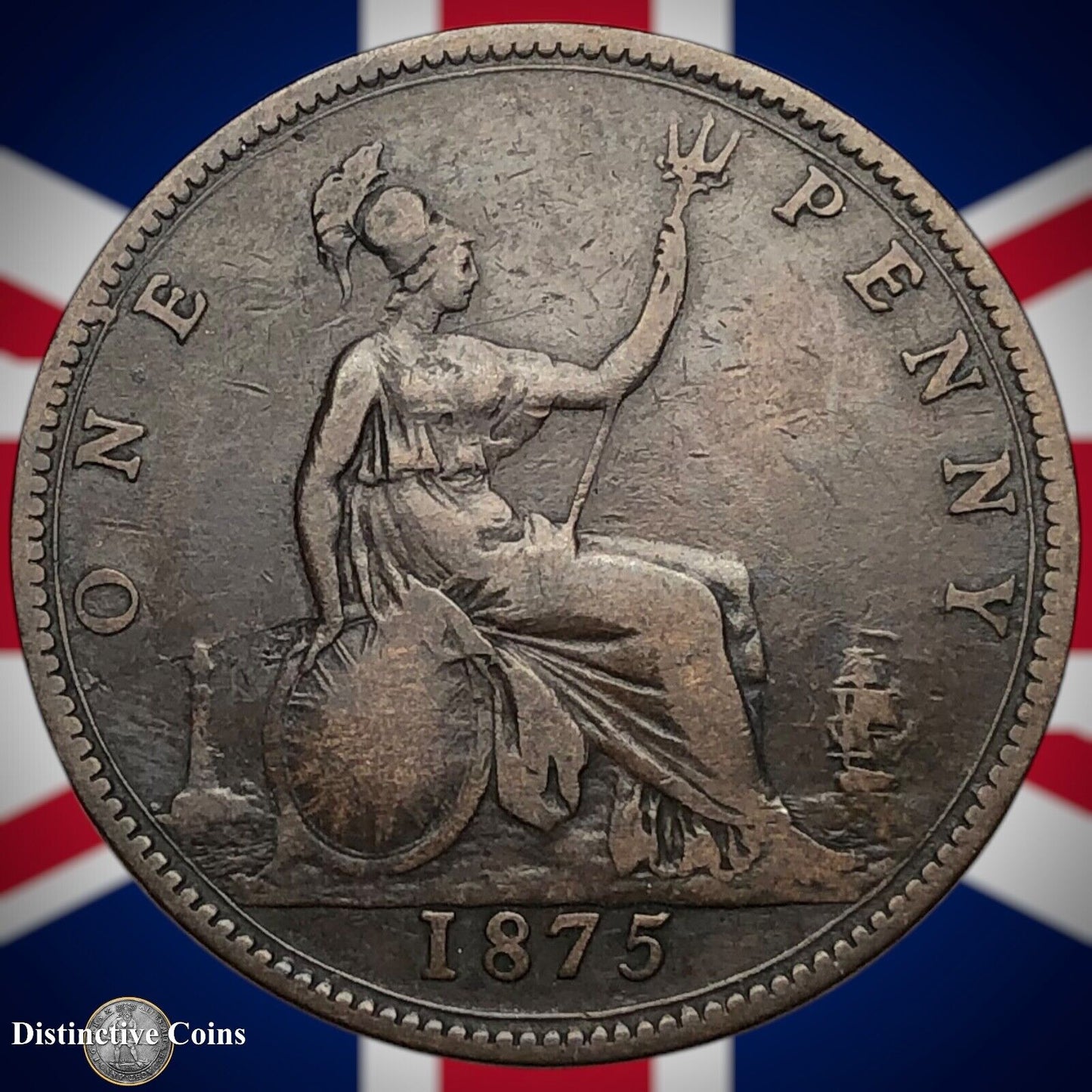 Great Britain 1875 Penny 1d GB6353