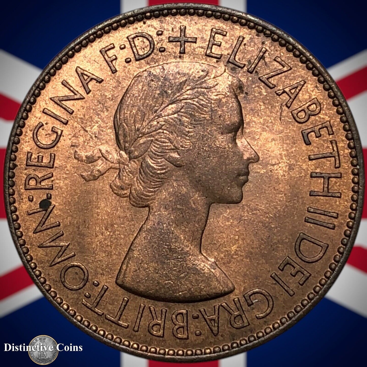 Great Britain 1953 Penny 1d GB7350