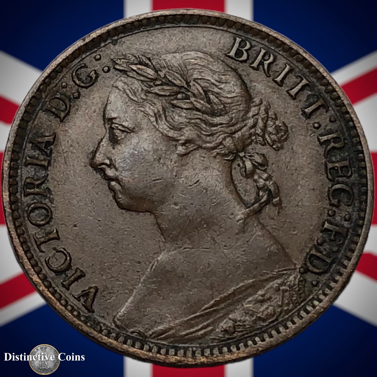 Great Britain 1884 Farthing 1/4d GB4077