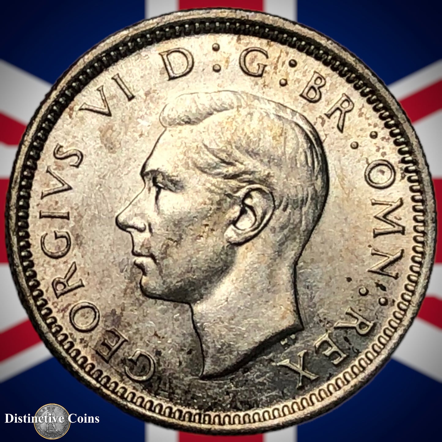 Great Britain 1944 Six Pence GB1750