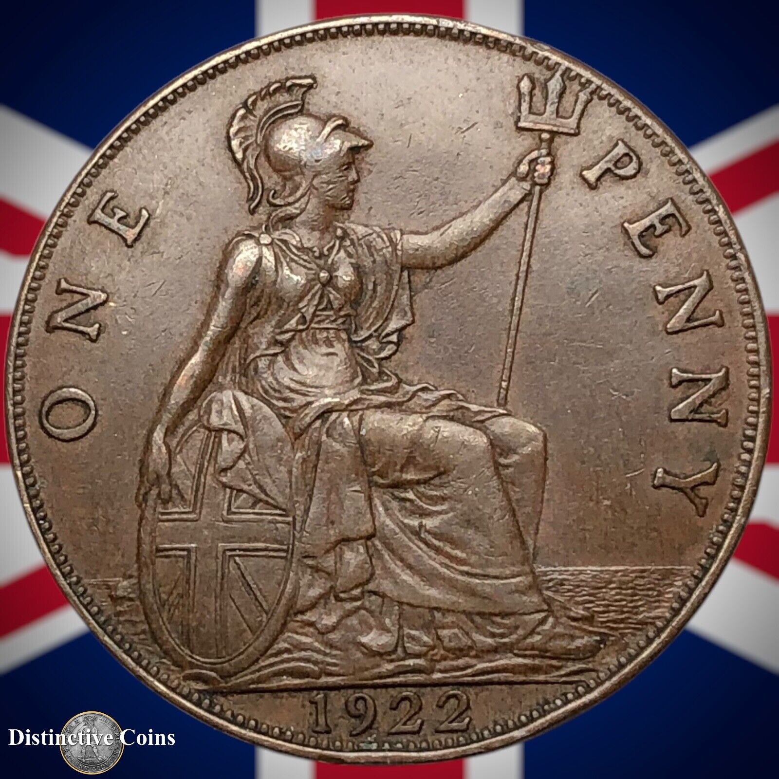 Great Britain 1922 Penny 1d GB7007