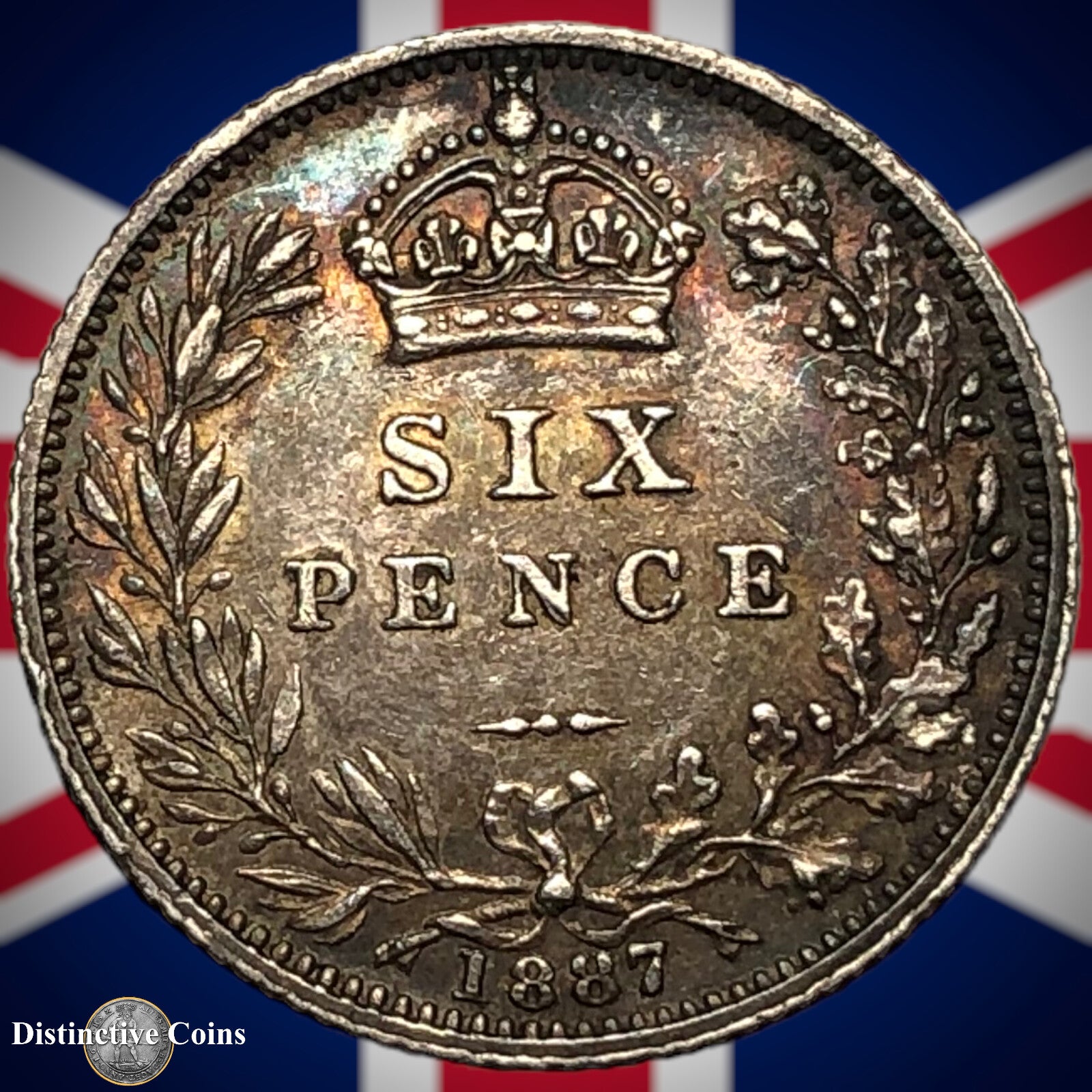 Great Britain 1887 Six Pence GB2681