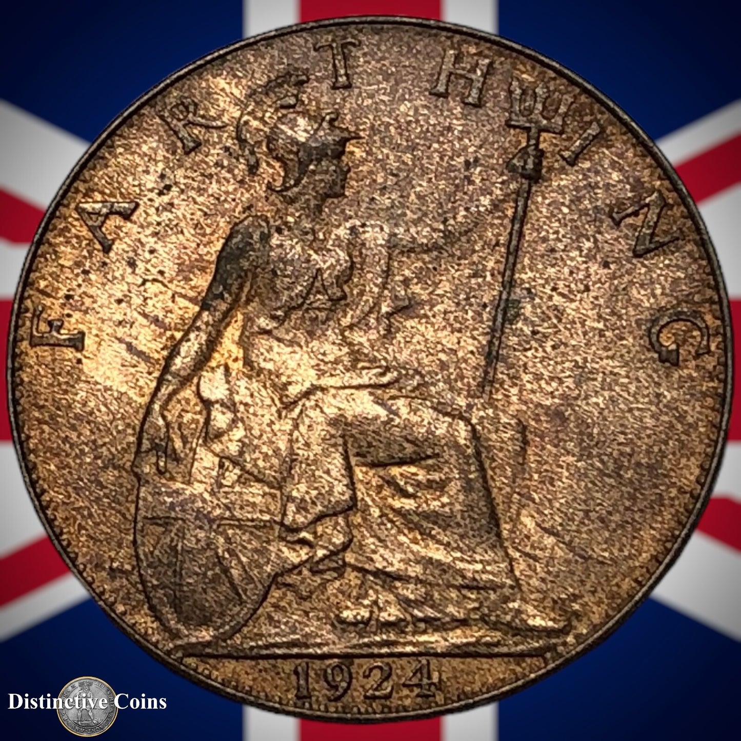 Great Britain 1924 Farthing 1/4d GB4802