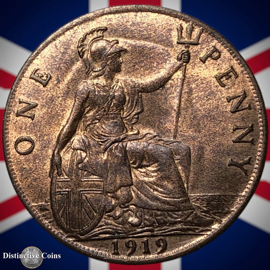 Great Britain 1919 Penny 1d GB6925