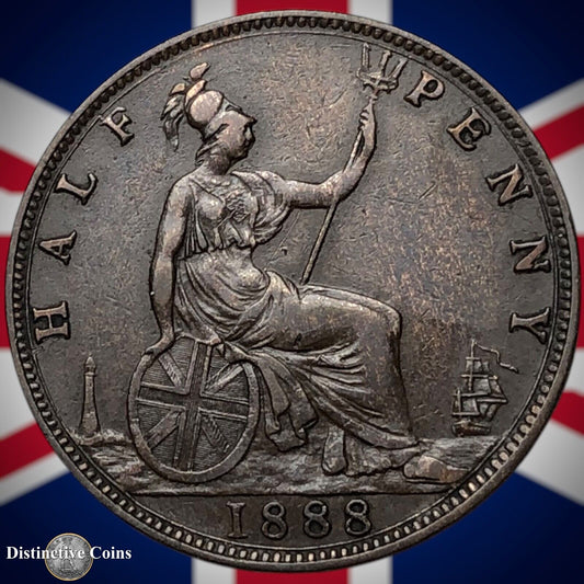 Great Britain 1888 Half Penny 1/2d GB5629