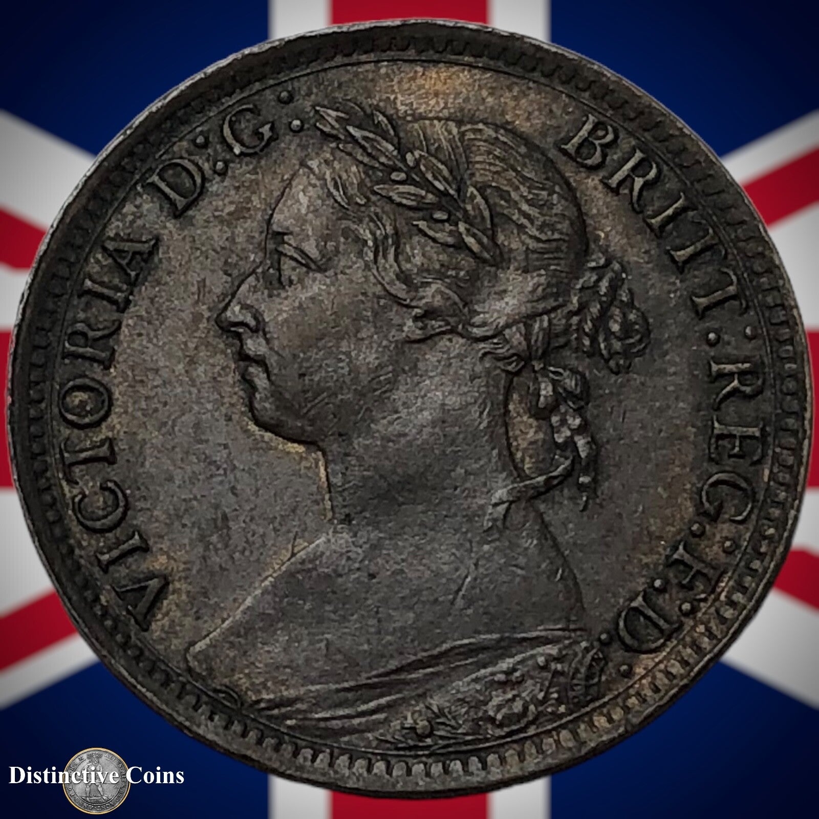 Great Britain 1891 Farthing 1/4d GB4325