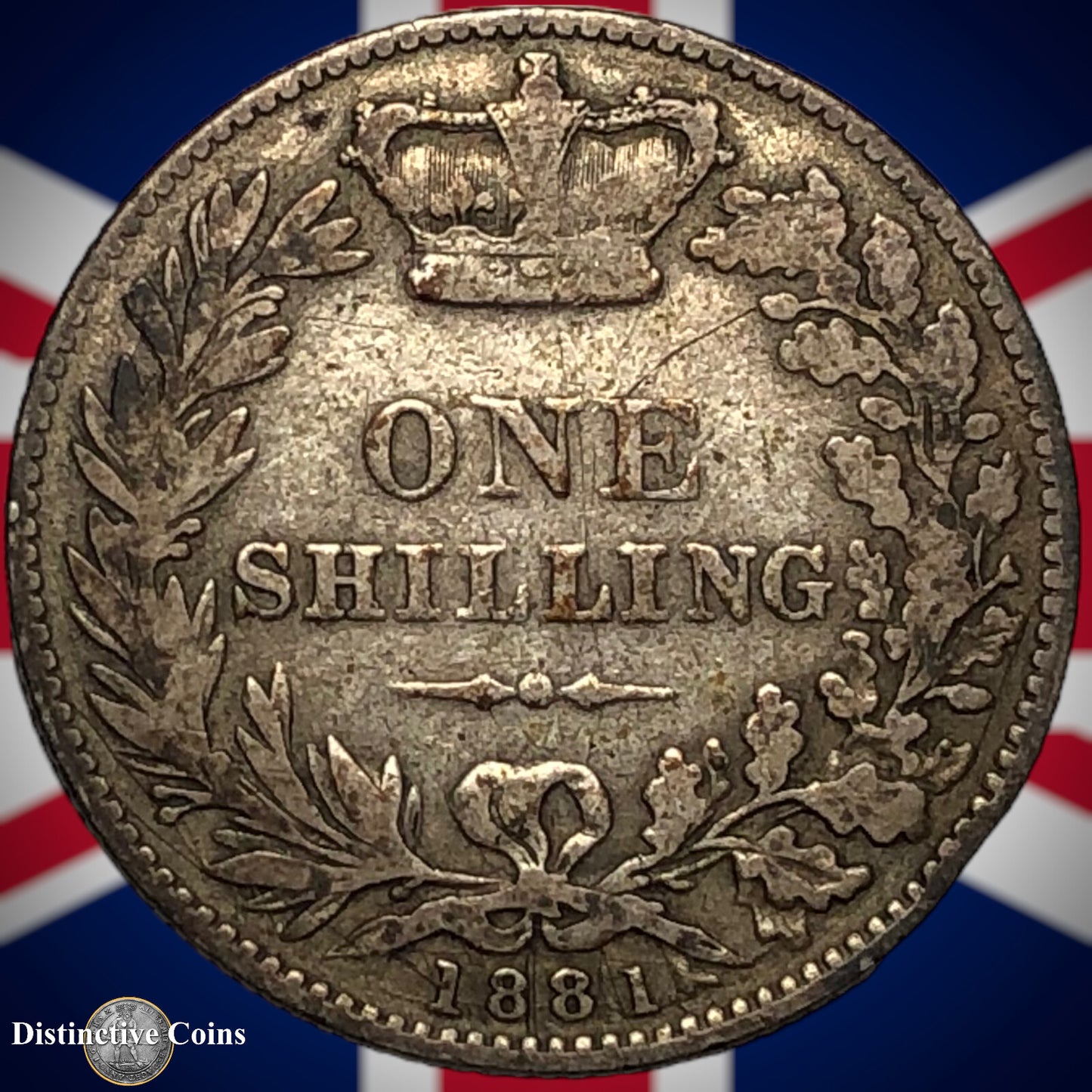 Great Britain 1881 British One Shilling GB0402