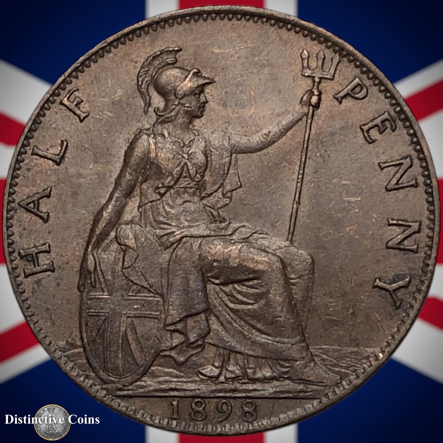 Great Britain 1898 Half Penny 1/2d GB5734