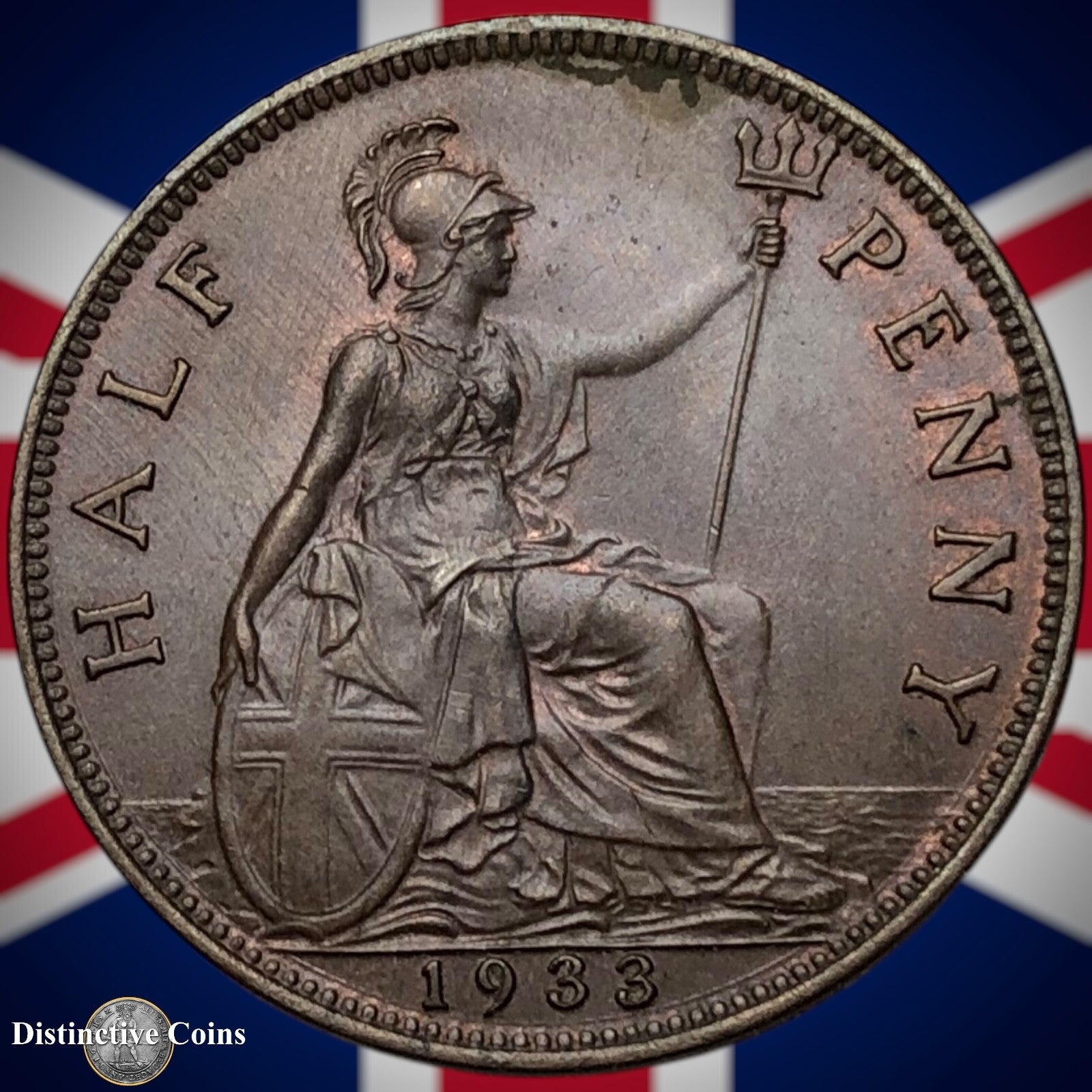 Great Britain 1933 Half Penny 1/2d GB5981