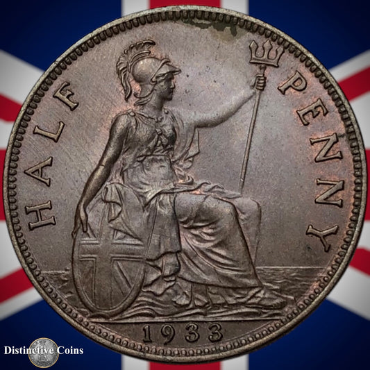 Great Britain 1933 Half Penny 1/2d GB5981