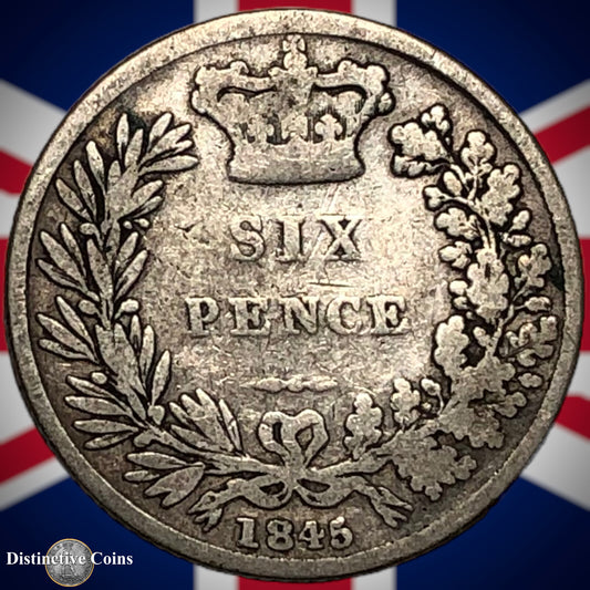 Great Britain 1845 Six Pence GB2588